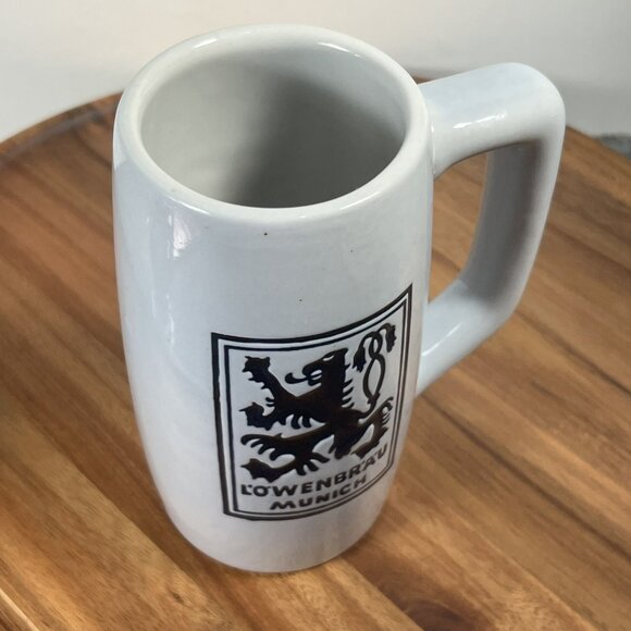 Vintage Lowenbrau Munich Cramarte 1970s German Beer Mug - Picture 11 of 11